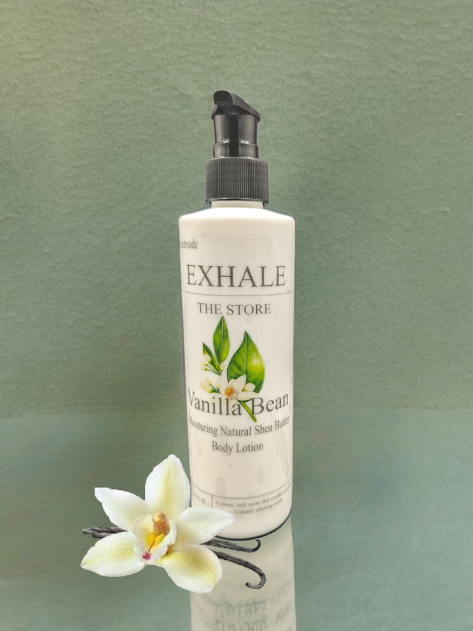 Vanilla Bean Scented Natural Shea Butter Lotion