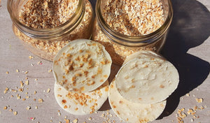 Oatmeal Natural Shea Butter Exfoliant Loofah